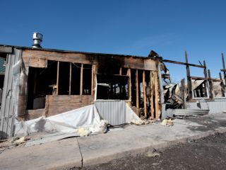 Fire & Water Restoration Services Near Me | Drywall Repair La Crescenta Fire cleanup and smoke damage restoration at a residential property in La Crescenta.